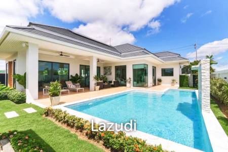 L'UX VILLA Private Pool Villas with 224 sqm modern pool villa in Wang Phong Pran Buri