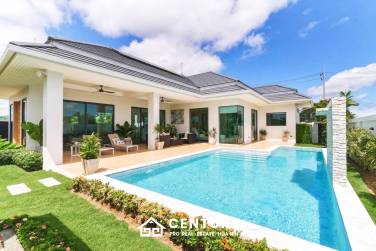 L'UX VILLA Private Pool Villas with 224 sqm modern pool villa in Wang Phong Pran Buri