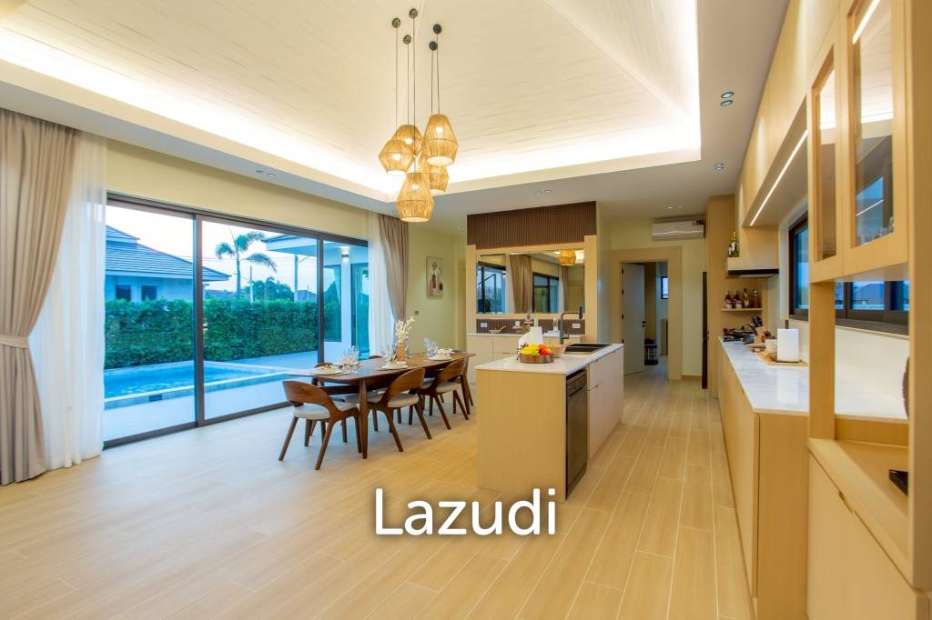L'UX VILLA Private Pool Villas with 224 sqm modern pool villa in Wang Phong Pran Buri