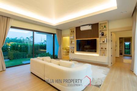 L'UX VILLA Private Pool Villas with 224 sqm modern pool villa in Wang Phong Pran Buri