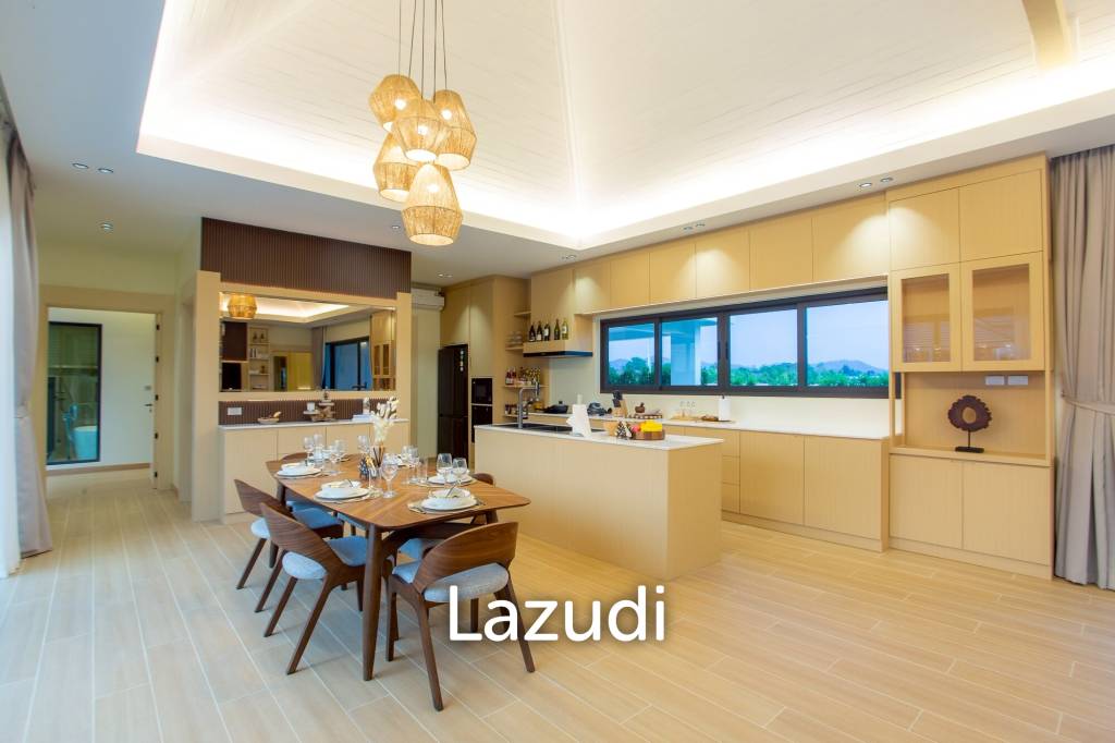 L'UX VILLA Private Pool Villas with 224 sqm modern pool villa in Wang Phong Pran Buri