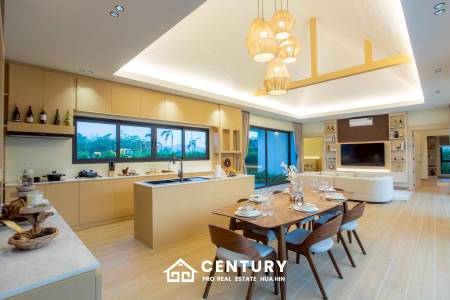 L'UX VILLA Private Pool Villas with 224 sqm modern pool villa in Wang Phong Pran Buri