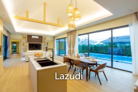 L'UX VILLA Private Pool Villas with 224 sqm modern pool villa in Wang Phong Pran Buri
