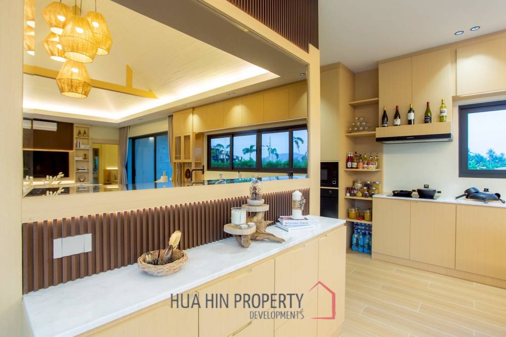 L'UX VILLA Private Pool Villas with 224 sqm modern pool villa in Wang Phong Pran Buri