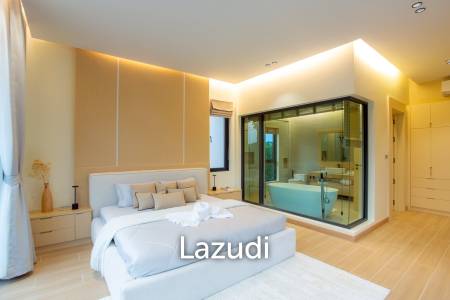 L'UX VILLA Private Pool Villas with 224 sqm modern pool villa in Wang Phong Pran Buri