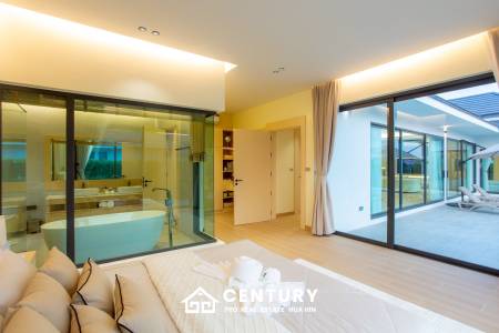L'UX VILLA Private Pool Villas with 224 sqm modern pool villa in Wang Phong Pran Buri