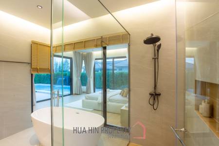 L'UX VILLA Private Pool Villas with 224 sqm modern pool villa in Wang Phong Pran Buri