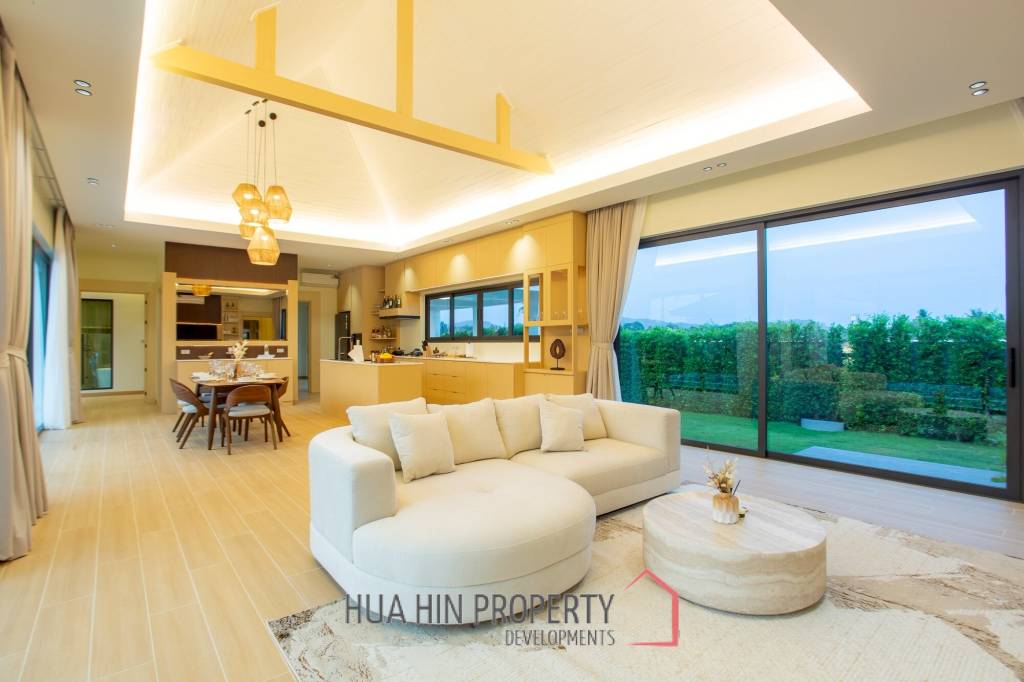 L'UX VILLA Private Pool Villas with 224 sqm modern pool villa in Wang Phong Pran Buri