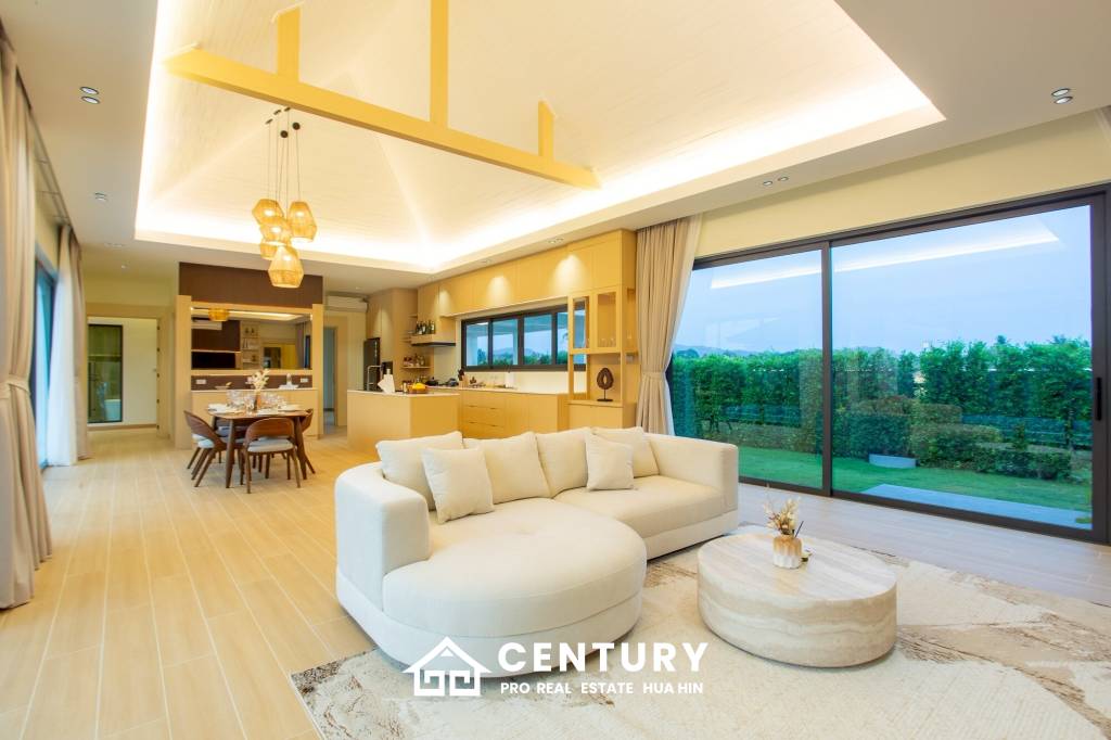 L'UX VILLA Private Pool Villas with 224 sqm modern pool villa in Wang Phong Pran Buri