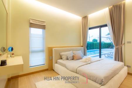 L'UX VILLA Private Pool Villas with 224 sqm modern pool villa in Wang Phong Pran Buri
