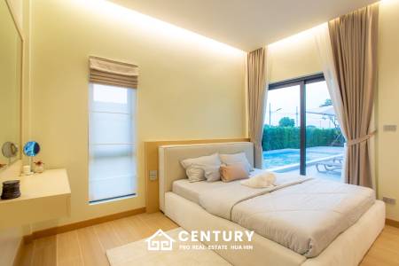 L'UX VILLA Private Pool Villas with 224 sqm modern pool villa in Wang Phong Pran Buri