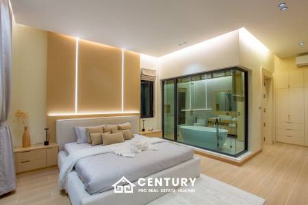 L'UX VILLA Private Pool Villas with 224 sqm modern pool villa in Wang Phong Pran Buri
