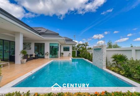 L'UX VILLA Private Pool Villas with 224 sqm modern pool villa in Wang Phong Pran Buri