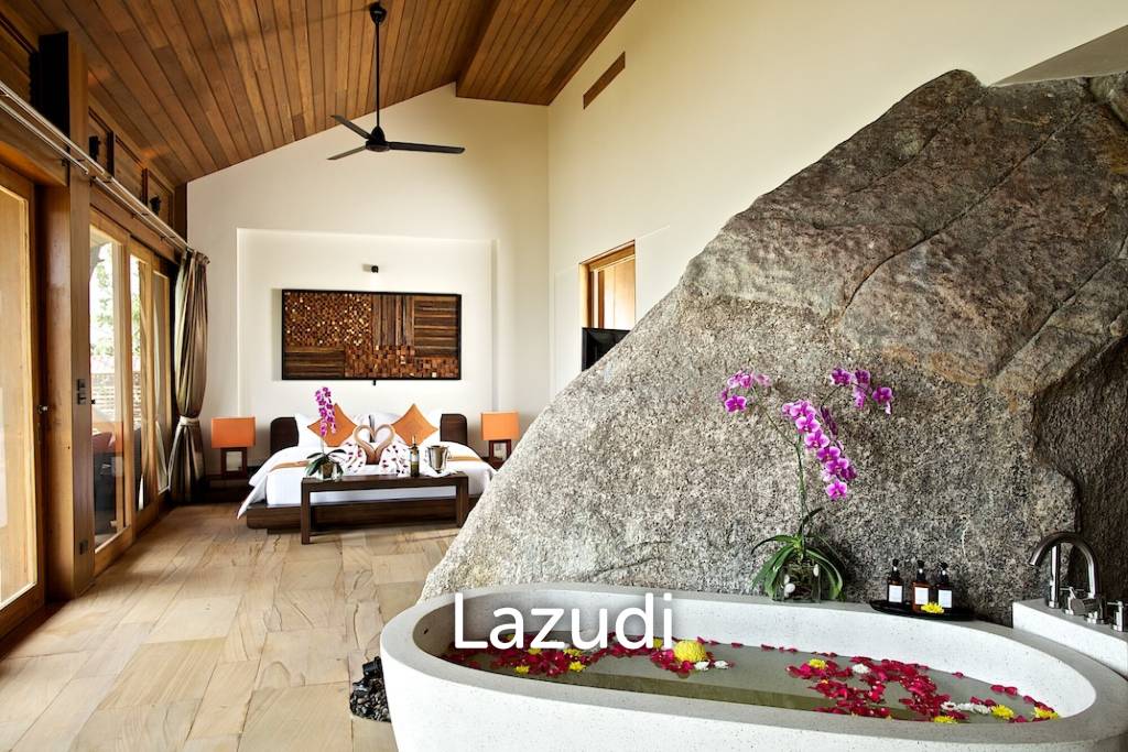 Daily Rent - Baan Hinta beachfront villa with infinity pool in Maret