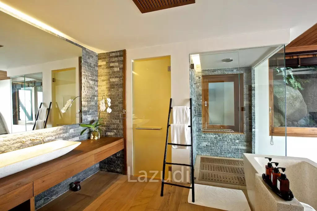 Daily Rent - Baan Hinta beachfront villa with infinity pool in Maret