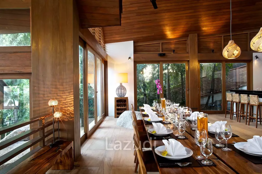 Daily Rent - Baan Hinta beachfront villa with infinity pool in Maret