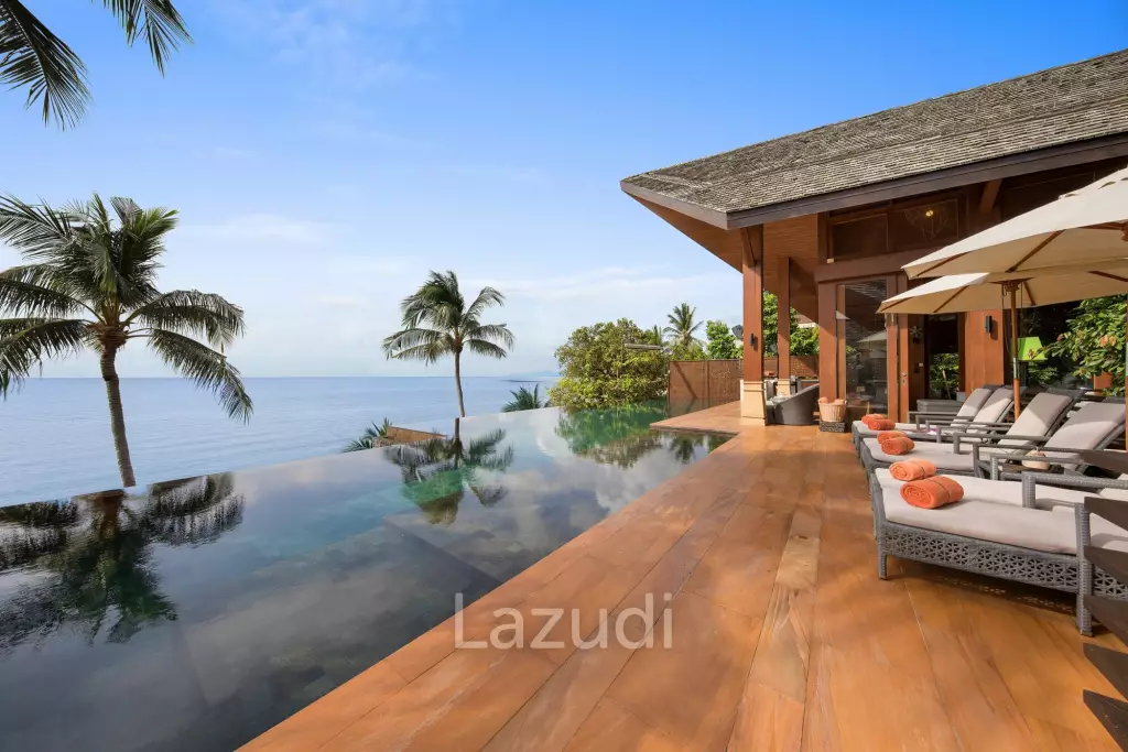 Daily Rent - Baan Hinta beachfront villa with infinity pool in Maret