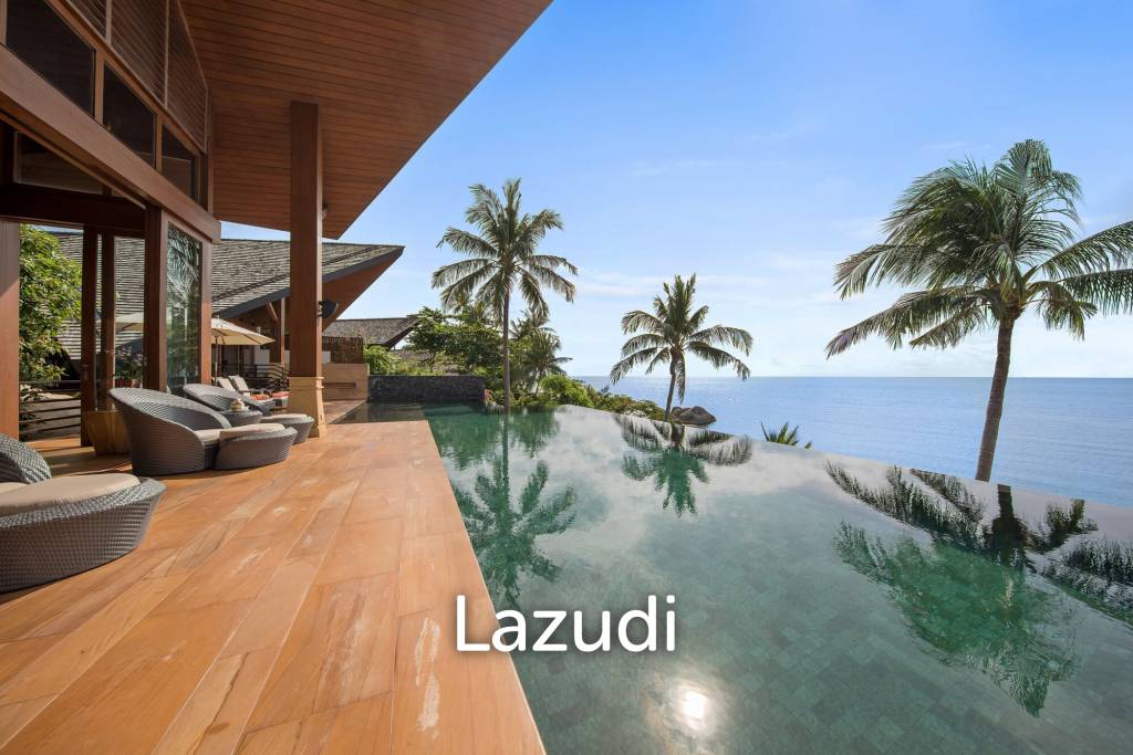 Daily Rent - Baan Hinta beachfront villa with infinity pool in Maret