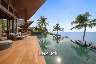Daily Rent - Baan Hinta beachfront villa with infinity pool in Maret