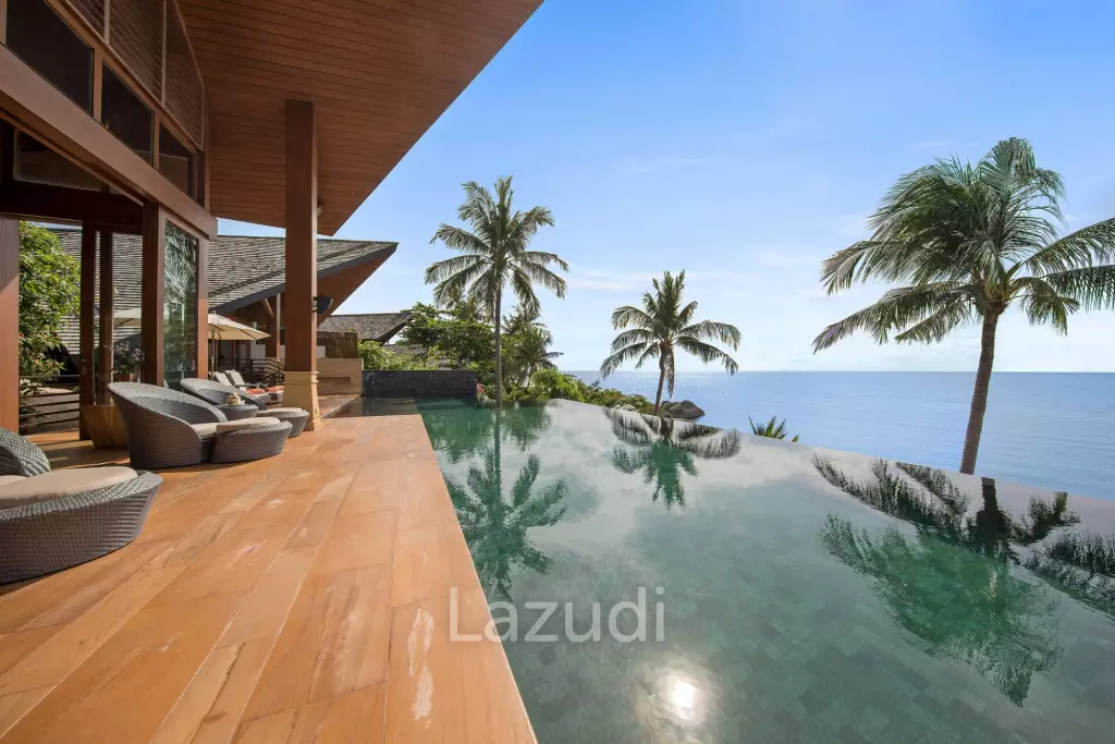 Daily Rent - Baan Hinta beachfront villa with infinity pool in Maret