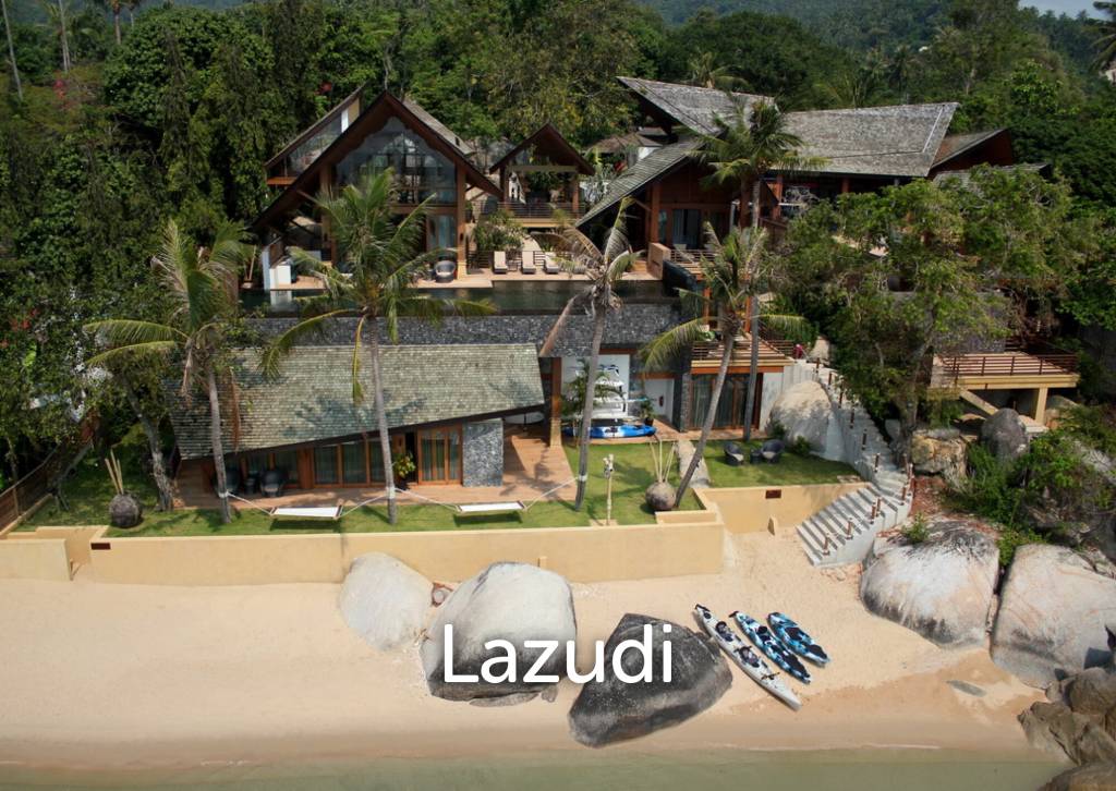 Daily Rent - Baan Hinta beachfront villa with infinity pool in Maret