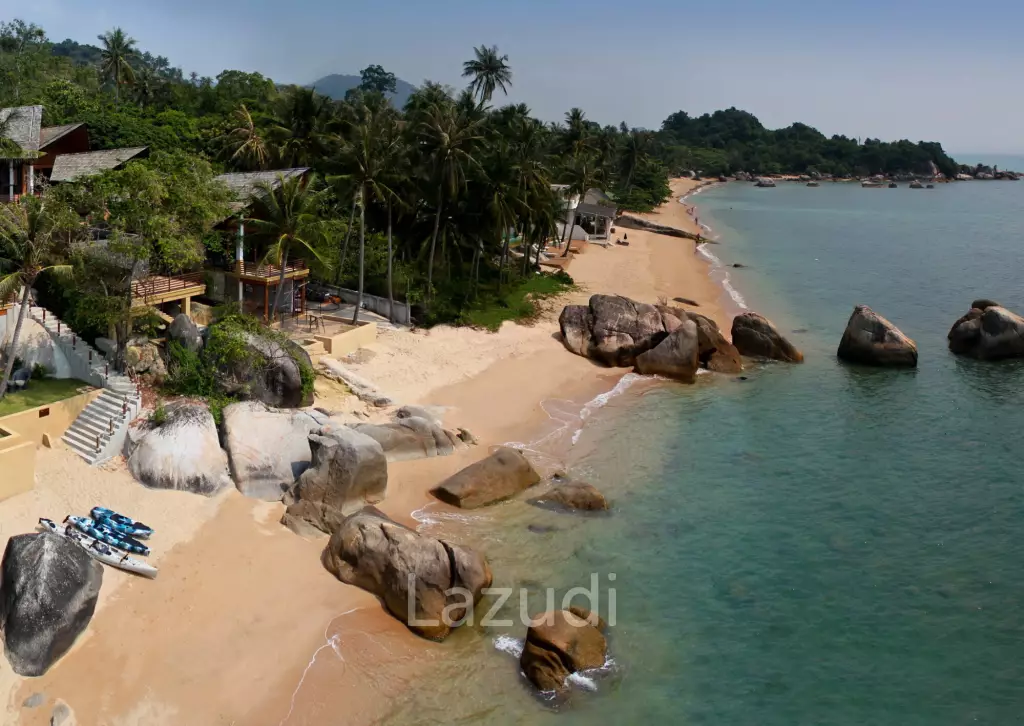 Daily Rent - Baan Hinta beachfront villa with infinity pool in Maret