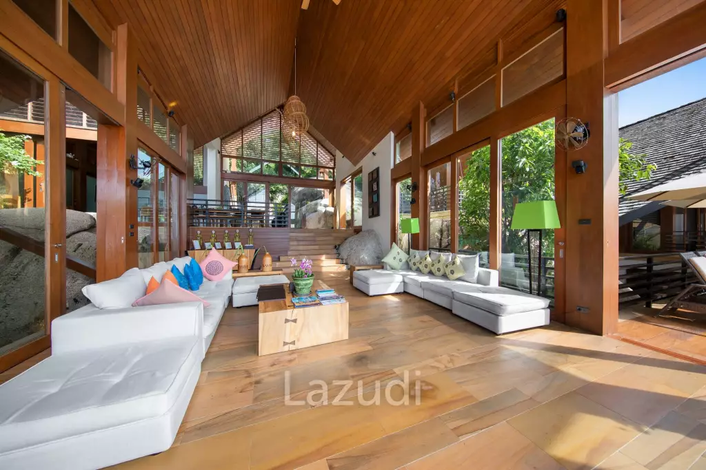Daily Rent - Baan Hinta beachfront villa with infinity pool in Maret