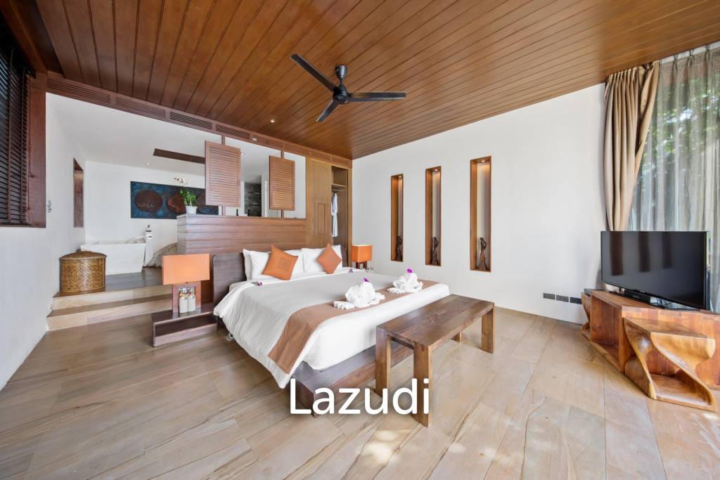 Daily Rent - Baan Hinta beachfront villa with infinity pool in Maret
