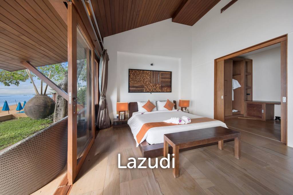 Daily Rent - Baan Hinta beachfront villa with infinity pool in Maret