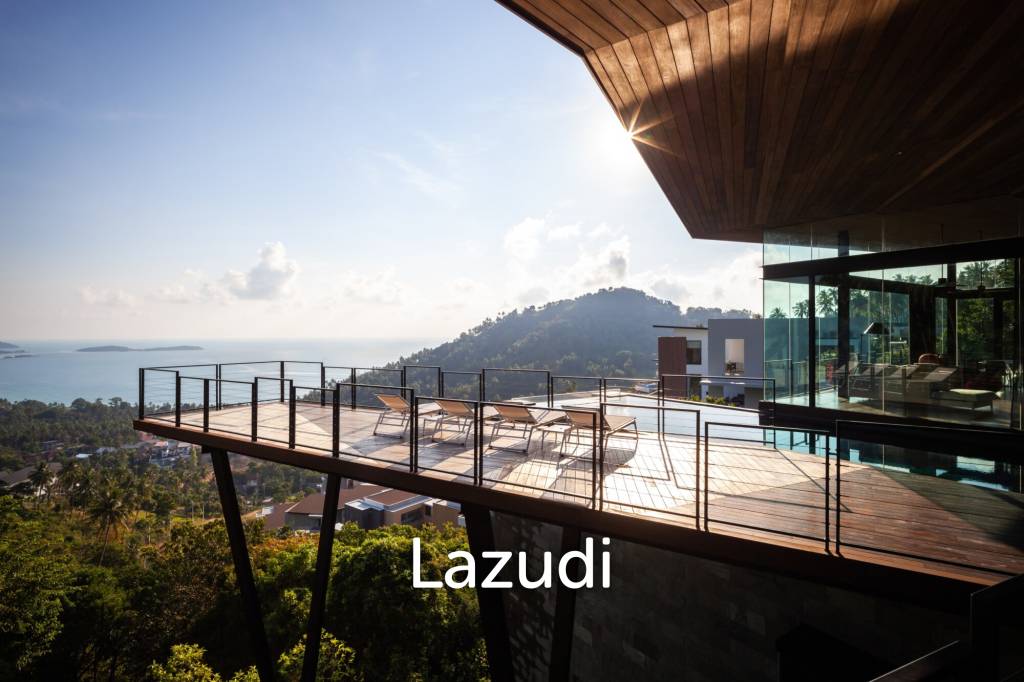 Daily Rent - Kelapa House luxury hillside villa with infinity pool in Bo Phut