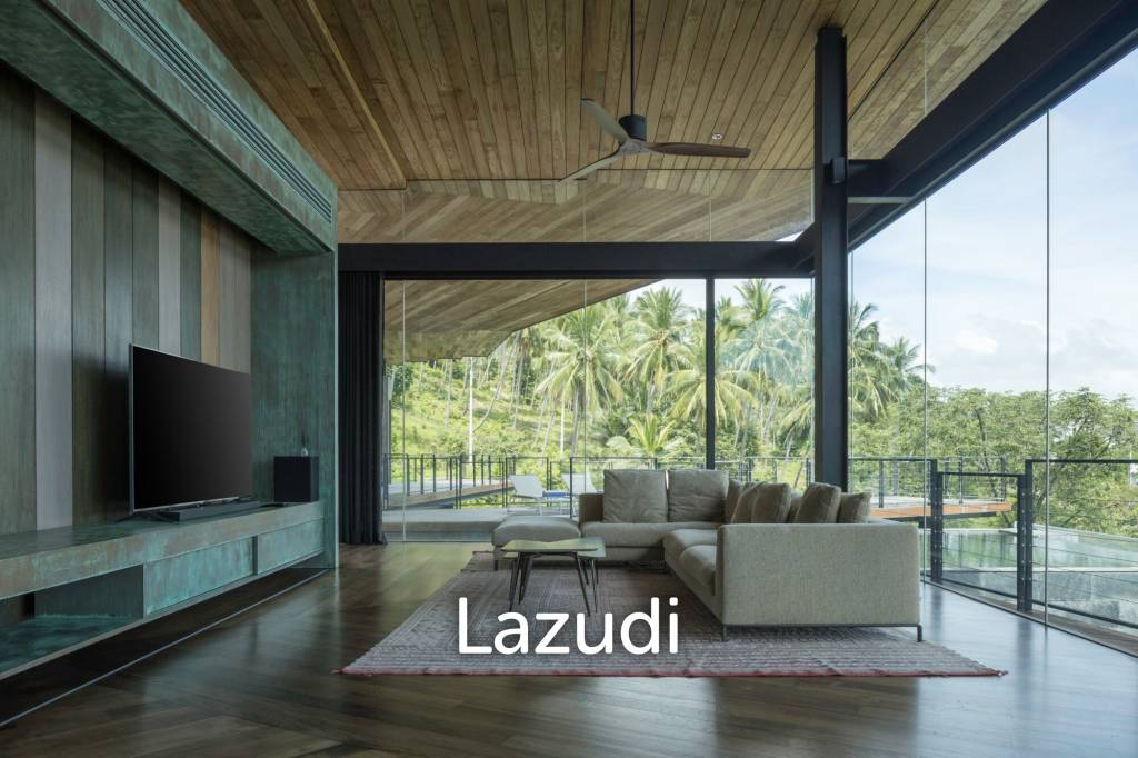 Daily Rent - Kelapa House luxury hillside villa with infinity pool in Bo Phut