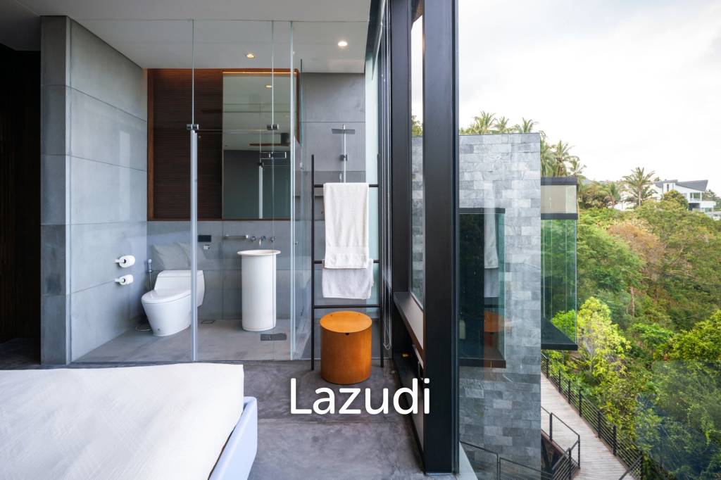 Daily Rent - Kelapa House luxury hillside villa with infinity pool in Bo Phut