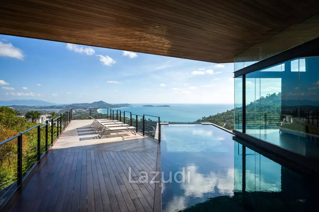 Daily Rent - Kelapa House luxury hillside villa with infinity pool in Bo Phut