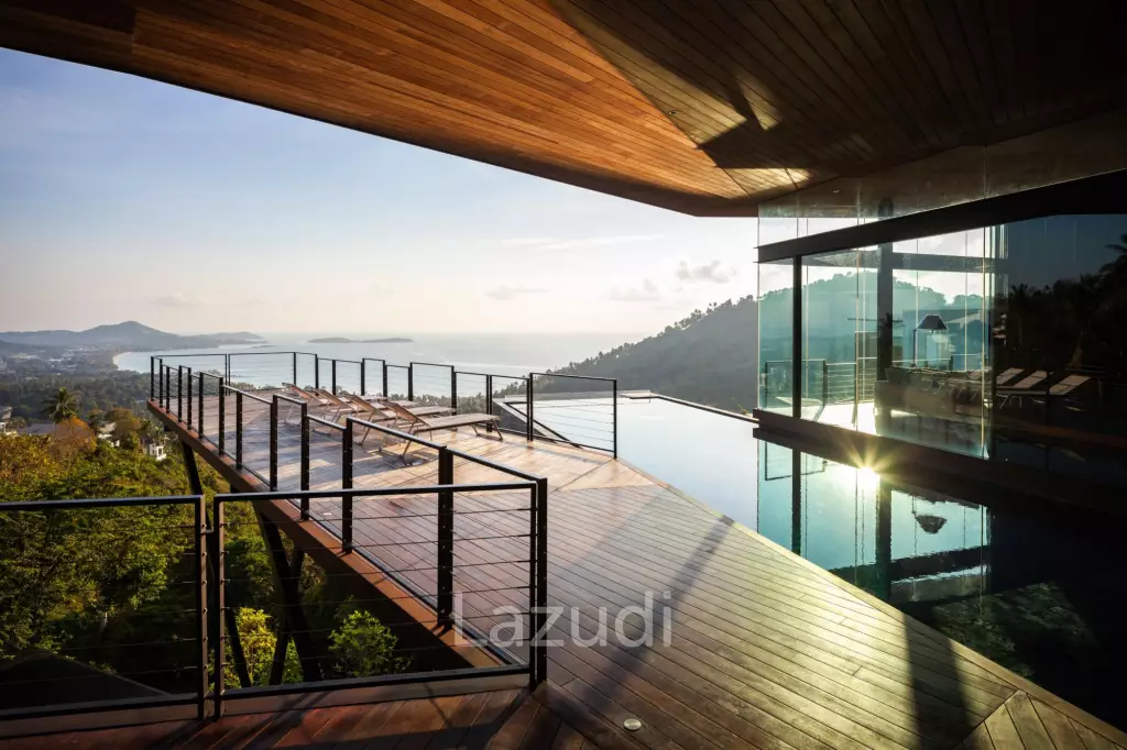 Daily Rent - Kelapa House luxury hillside villa with infinity pool in Bo Phut