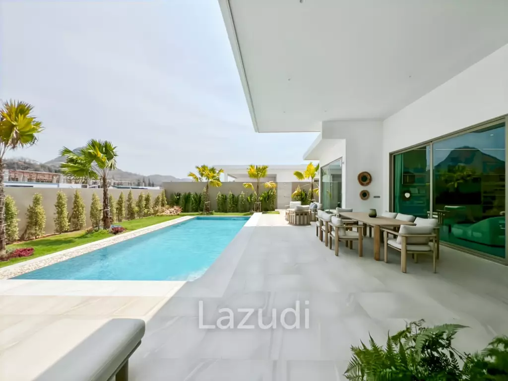 Modern Pool Villa (Type A) with 20kW Solar in The Mountain Estate