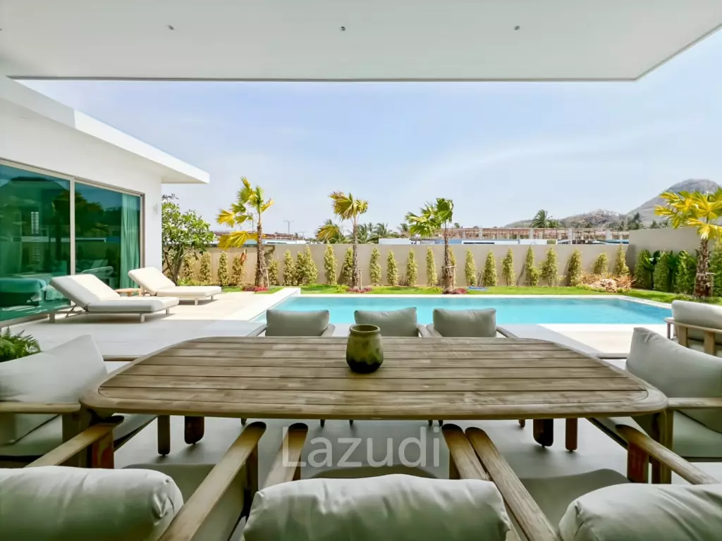 Modern Pool Villa (Type A) with 20kW Solar in The Mountain Estate
