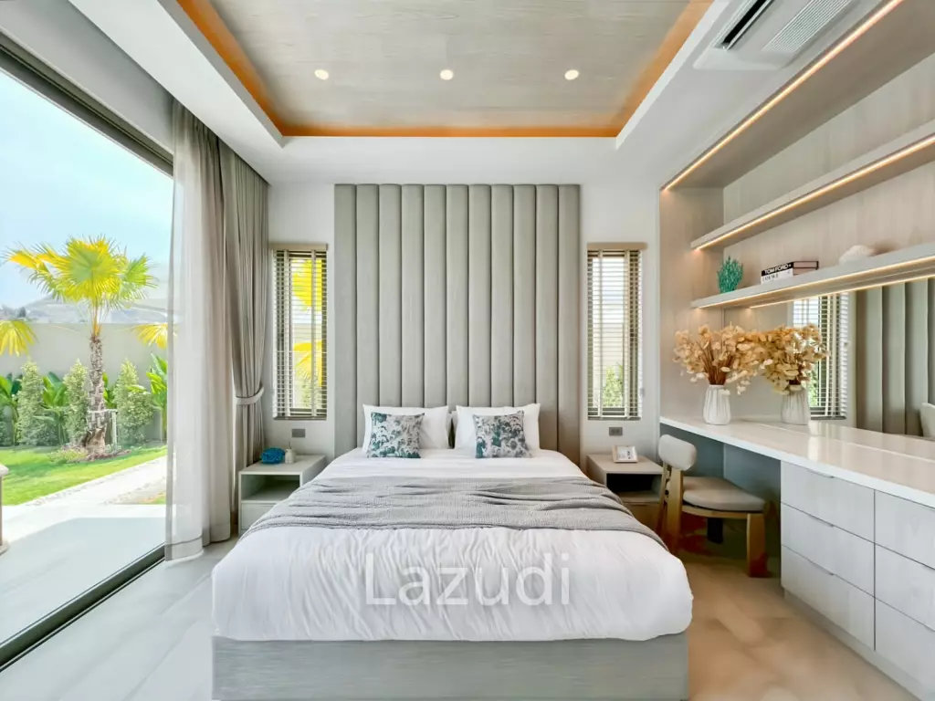 Modern Pool Villa (Type A) with 20kW Solar in The Mountain Estate