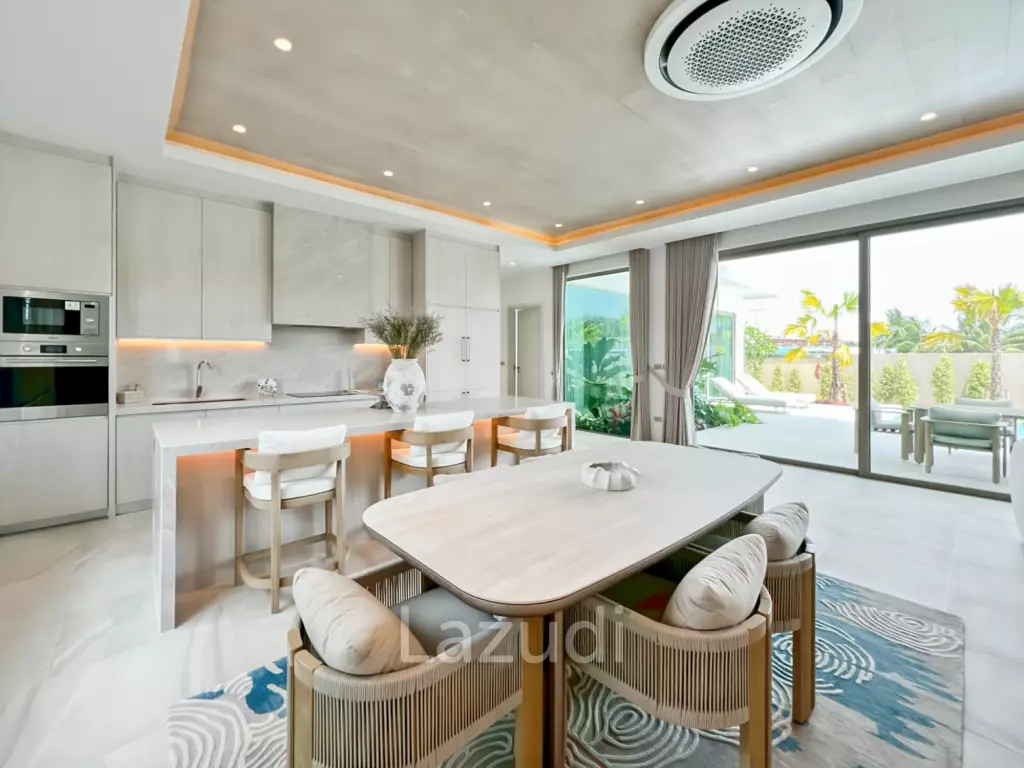 Modern Pool Villa (Type A) with 20kW Solar in The Mountain Estate