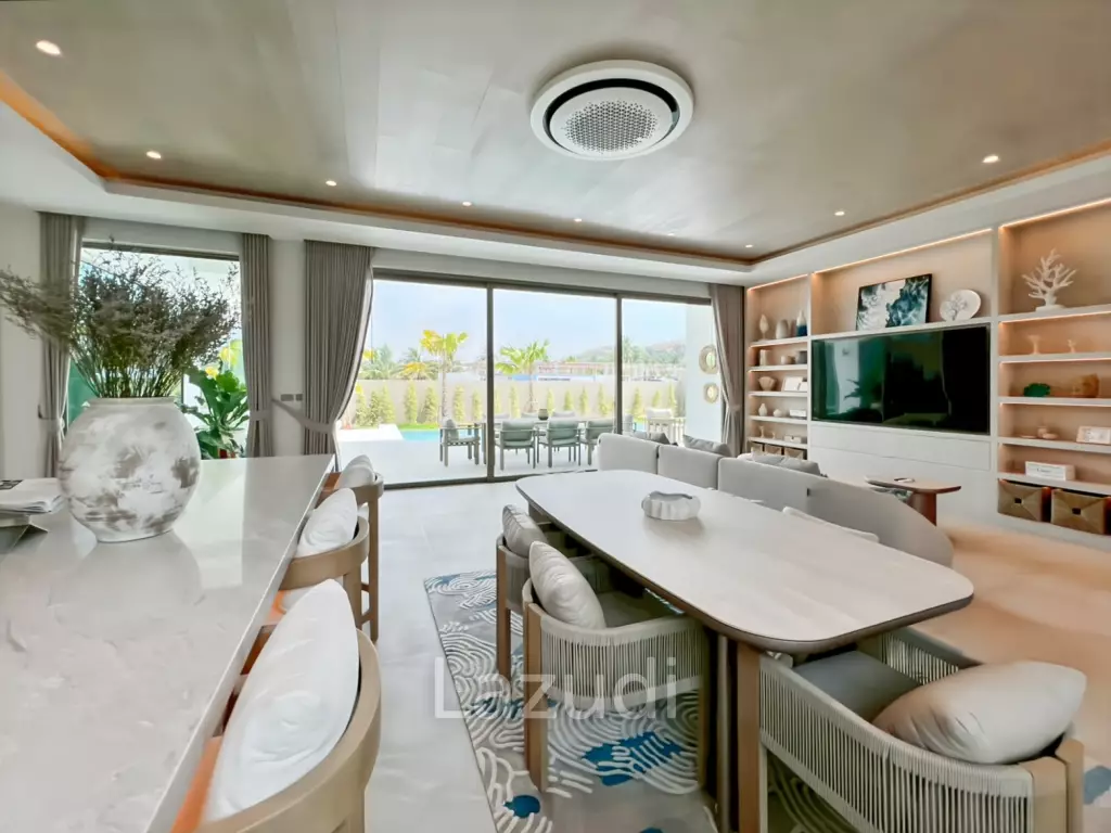 Modern Pool Villa (Type A) with 20kW Solar in The Mountain Estate