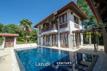PALM HILLS RESIDENCES : Well designed Bali Style 3 Bed pool Villa on Golf Course