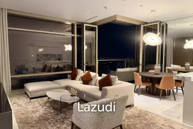 124 sqm 2 Bed Four Seasons Condo on 48th Floor in Sathorn Bangkok