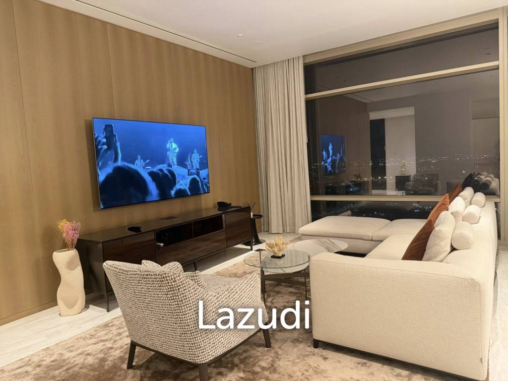 124 sqm 2 Bed Four Seasons Condo on 48th Floor in Sathorn Bangkok