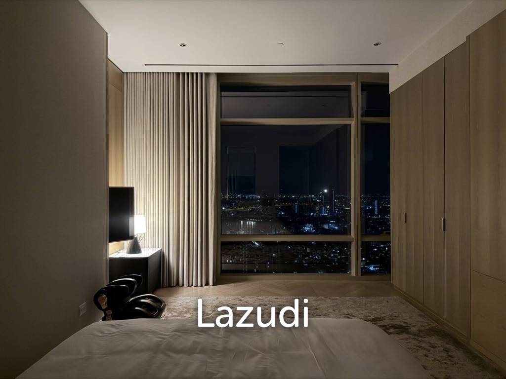 124 sqm 2 Bed Four Seasons Condo on 48th Floor in Sathorn Bangkok