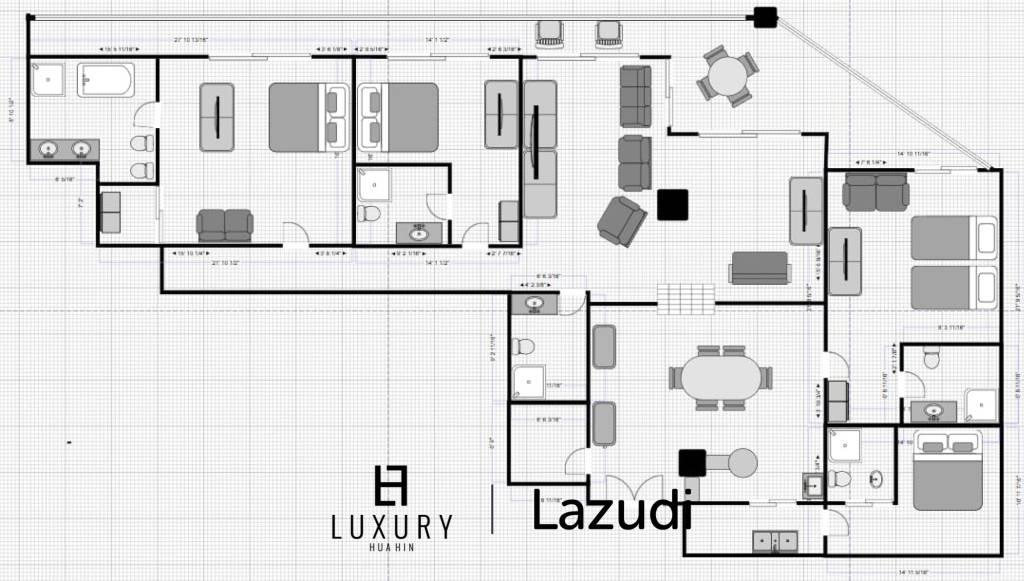 Dusit Resort Condominium: Luxury Beachfront Residence 450 sqm