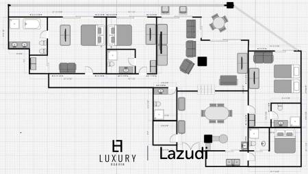 Dusit Resort Condominium: Luxury Beachfront Residence 450 sqm