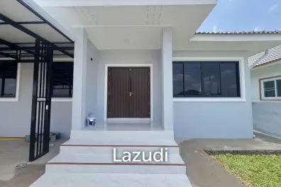 บ้านสร้างใหม่ทรงโมเดิร์นชั้นเดียว 3 ห้องนอนใกล้เมืองเชียงราย