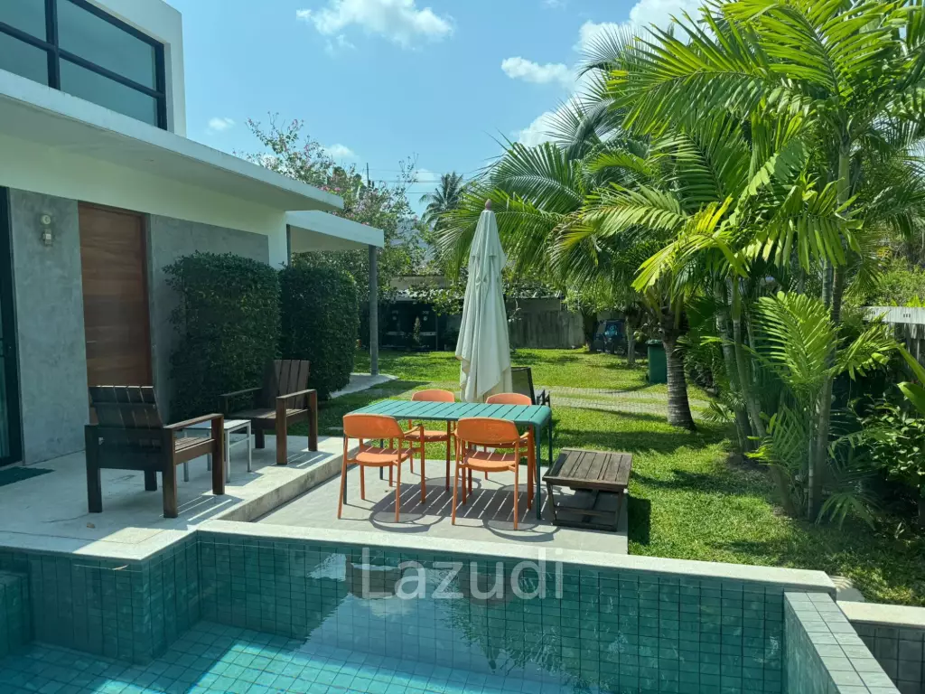 Charming 2-Bedroom Private Pool Villa with Rooftop Terrace in Mae Nam – Short drive to The Beach