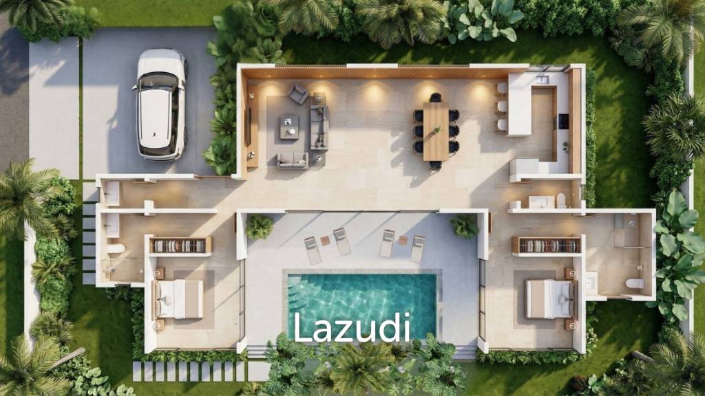 140 sqm pool villa in Moda Melody Hua Hin