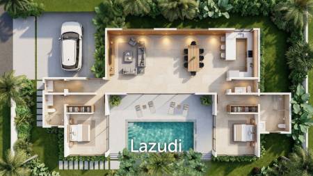 140 sqm pool villa in Moda Melody Hua Hin