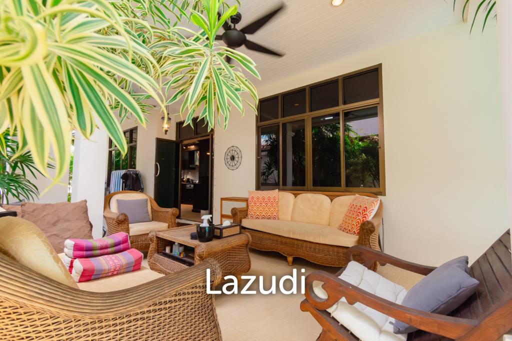 BAAN THAI BEACH VILLAGE :  2 Storey 3 Bed Pool villa near the beach